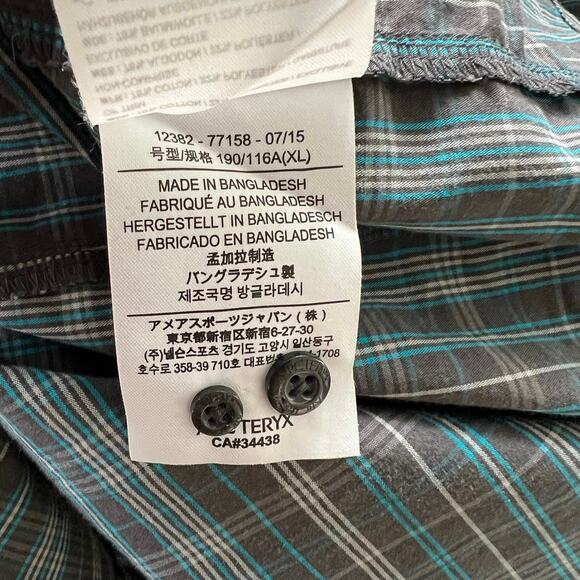 Arctyrex men’s performance plaid button front shirt - Picture 11 of 12